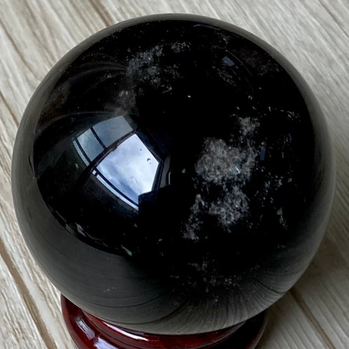 全ての悪い氣を浄化 /純天然モリオン大玉スフィア 62.7ミリ