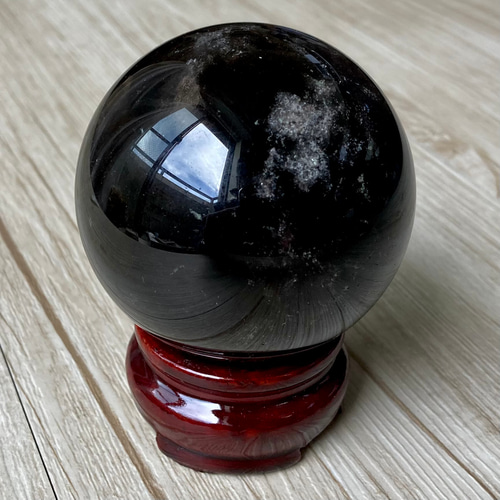 全ての悪い氣を浄化 /純天然大玉モリオンスフィア/パワーストーン/天然石 全ての悪い氣を浄化 /純天然モリオン大玉スフィア 68ミリ・パワーストーン