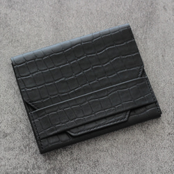 CHI.WATA チワタ small wallet シボ革 財布 黒の通販 by さかな