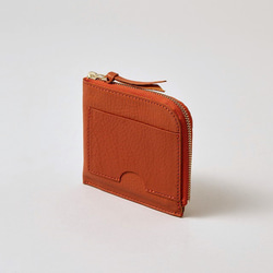 薄くて小さいお財布 / Compact Wallet Half *Arizona Orange 1枚目の画像