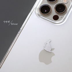 りんごの上で読書するデザインiPhoneケース スマホケース iPhone16e〜 シンプル クリア ワンポイント 14枚目の画像