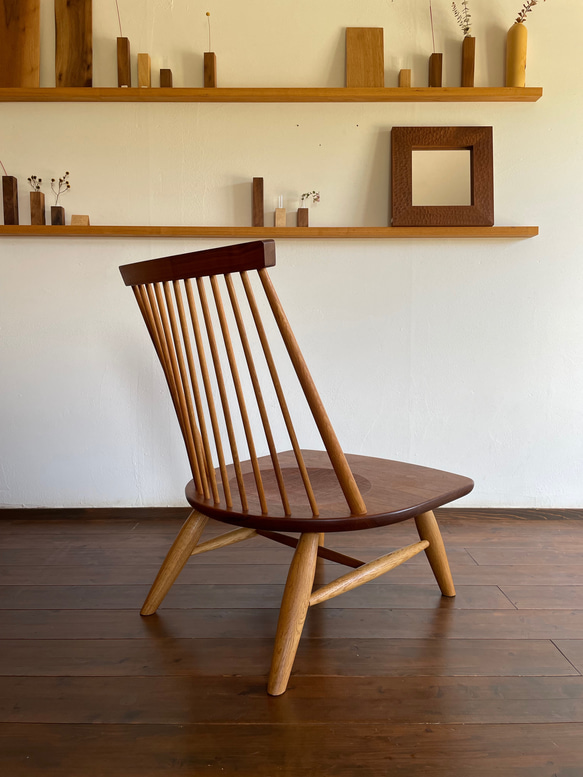 Ｍチェア〜スピンドルリラックスチェア 6枚目の画像