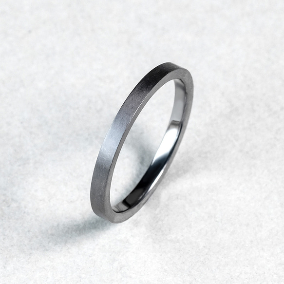 tantalum flat ring 2mm 2枚目の画像