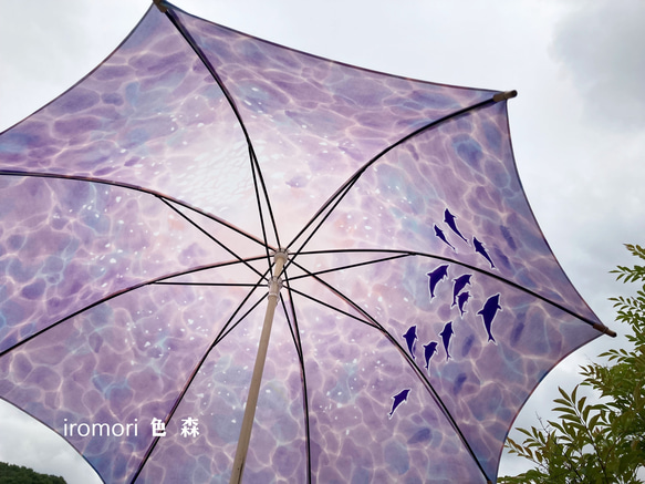[再次上架訂單] 水下行走遮陽傘Yunagi *防曬防雨的染色傘*《精選作品》 第2張的照片