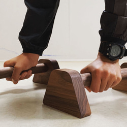 【受注製作品】木製プッシュアップバー　筋トレ　倒立バー 8枚目の画像