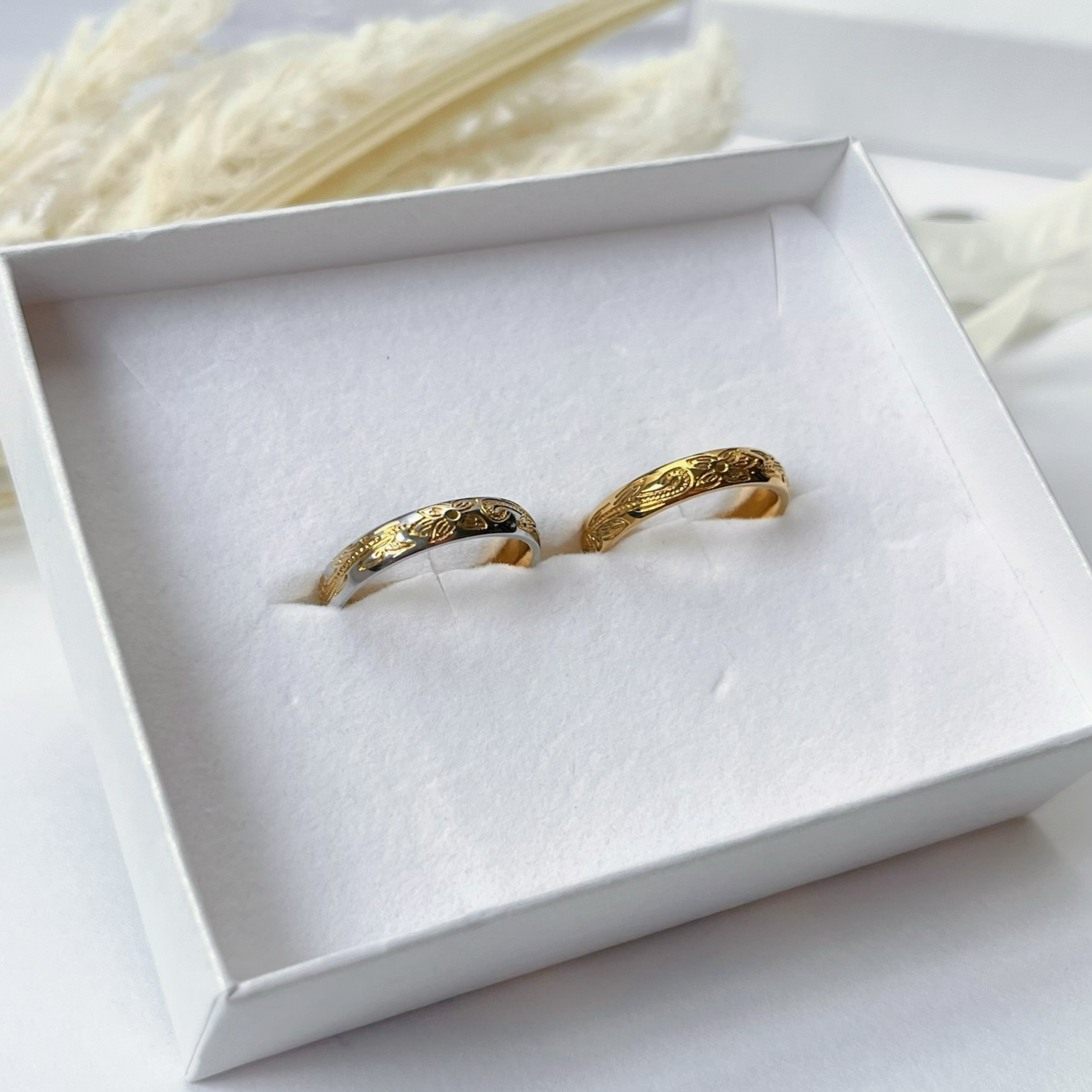 『あなたの守護石リング』Hawaiian Jewelry リング 指輪 ステンレス 名入れ 誕生石 刻印対応〈単品価格〉