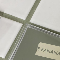藍色香蕉通行證盒/透明 x 棕色按鈕 第10張的照片