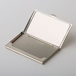 天然貝殼名片卡盒（白色蕾絲）貝殼/珍珠母系藝術 | 推薦作為禮物 第6張的照片