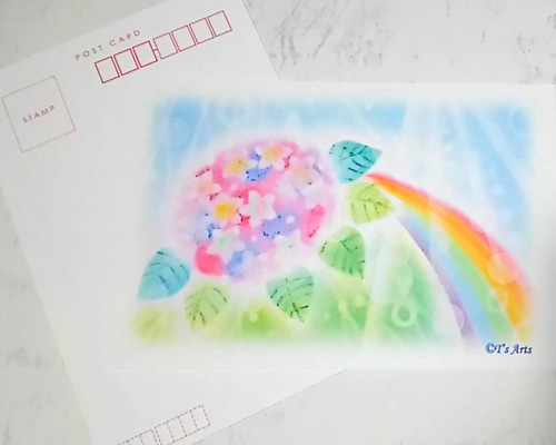 花と太陽のパステル画 A4サイズ Paintings / 花の絵画 | 花の絵と風景画 冬乃太陽