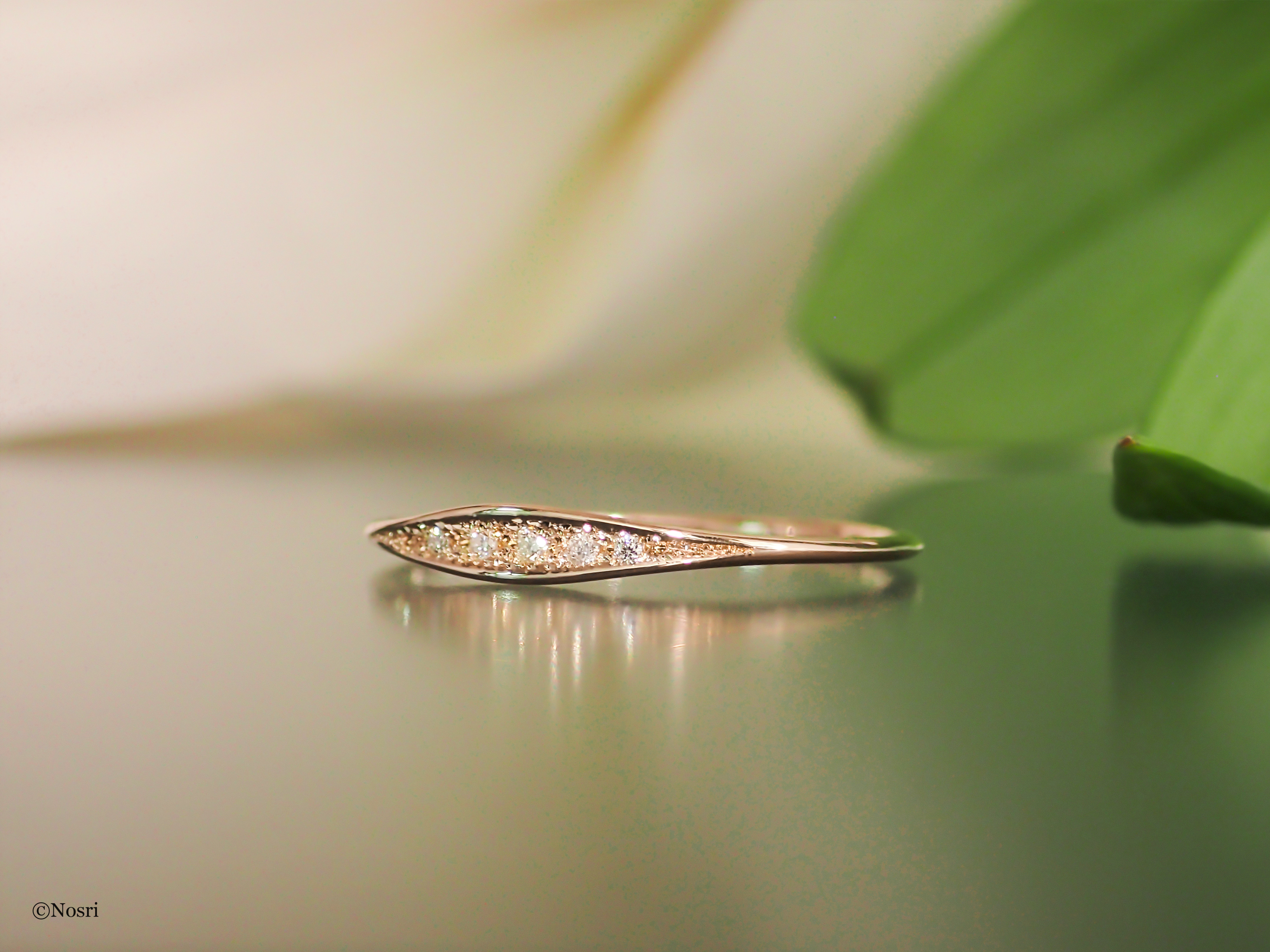 K10 リヒト ダイヤモンド リング 〔シンプル/華奢/ダイアモンド〕creema限定