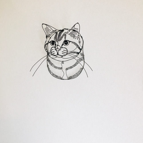 ワイヤーアート ワイヤークラフト 猫 ねこ ネコ【受注制作