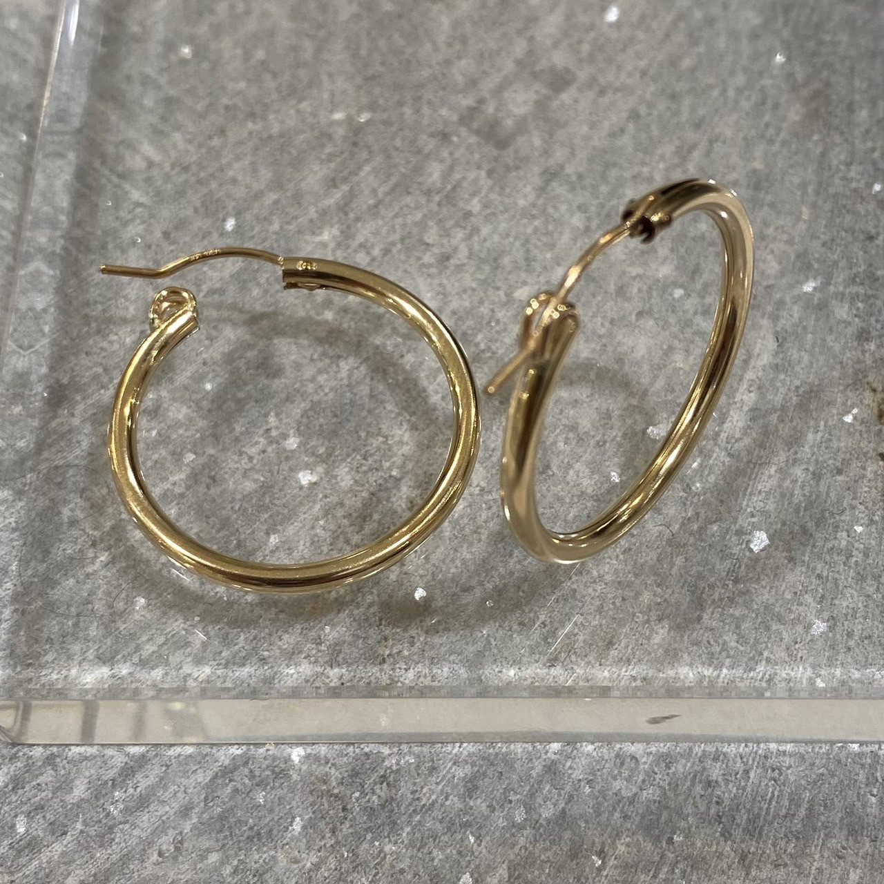 【14K GOLD FILLED】P114-4  2mmX29mm HOOP フープ ピアス 14KGF