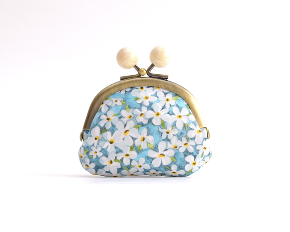 Candy frame purse(S) - Liberty "Petal Wish" Light Blue [649] 第2張的照片
