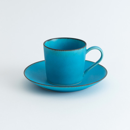 カップ&ソーサー No.009 Turquoise マグカップ ZUIKOU / 瑞光窯 カップ&ソーサー No.009 Turquoise マグカップ ZUIKOU / 瑞光窯