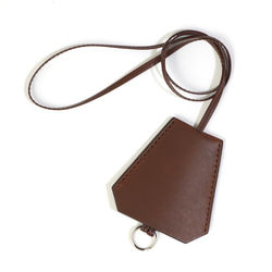 チェロ用ハードケース ブラウン 傷有 金具調整可 ストラップ付 Clochette necklace / レザークロシェット キーケース ブラウン