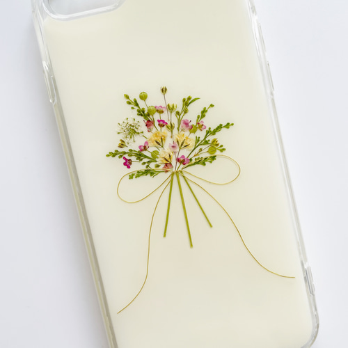 押し花で作る　手帳型スマホケース　全機種対応 スマホケース 全機種対応 手帳型 携帯ケース アンドロイド携帯
