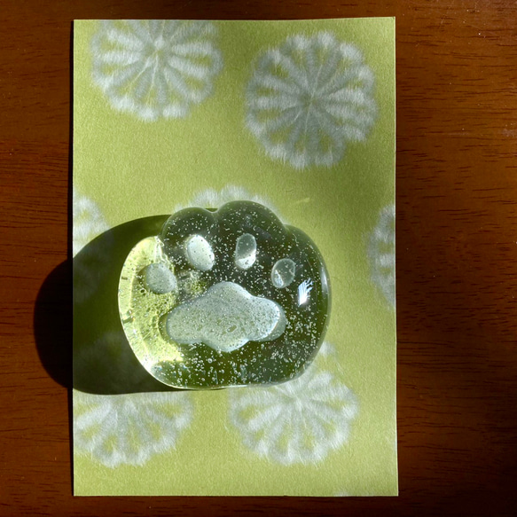 ネコの肉球ペーパーウェイト(大）受注製作 11枚目の画像