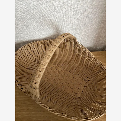 クラフトバンド パンバスケット ナチュラル フリーボックス・小物入れ