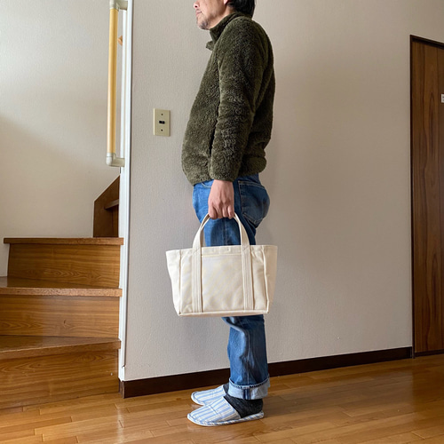 【XXLサイズ】〈底板付き〉ブラウン系　A3サイズ収納　8号倉敷帆布使用 お買い得！【アパレル使用反】 バッグにおすすめ！倉敷産8号