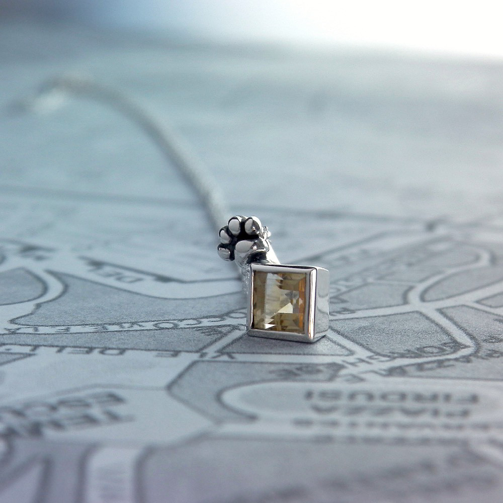 シトリン シルバーネックレス 6,232円