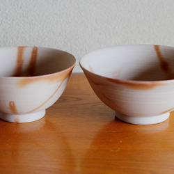 備前焼のご飯茶碗（明るめ、小さめ） 3枚目の画像