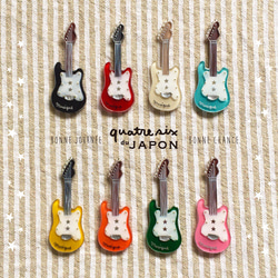 ビートルズ ギター型ブローチ ROCKなギターのブローチ☆ ブローチ quatresix 通販 926083｜Creema