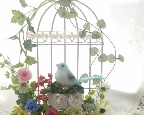家具 花と鳥の装飾付き 946861e414067330c6922525ab1e11