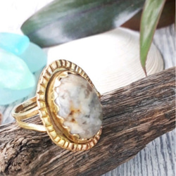 【14号】crazylace agate ring 3枚目の画像