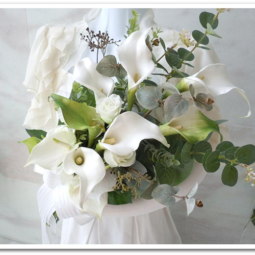 ◇スタイリッシュ＊カラー＆アンスリウムのクラッチブーケ＊アーム