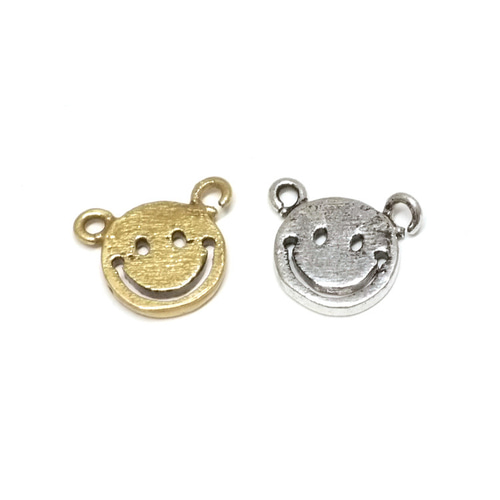 かわいいさま　専用です p4902【2個入り】両カン付き！キュートなSmileモチーフの