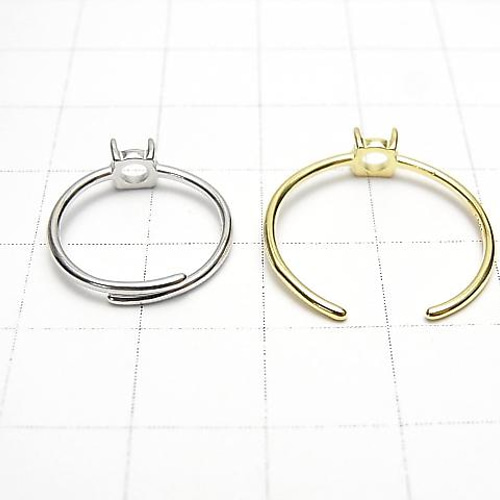 ⭐︎【天然】シトリン リング s925 18x13mm organic-