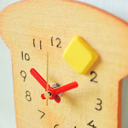 トーストの時計　食パン 3枚目の画像