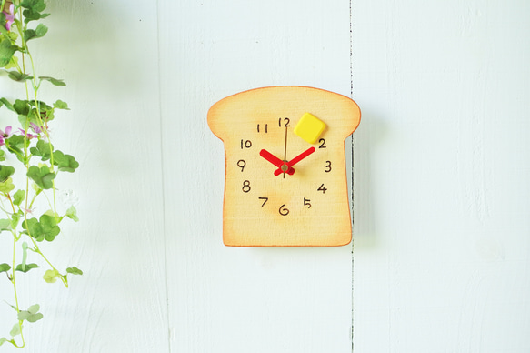 トーストの時計　食パン 1枚目の画像