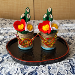 フェルトの門松A お正月飾り その他置物 めぐbonぼん 通販 9297226