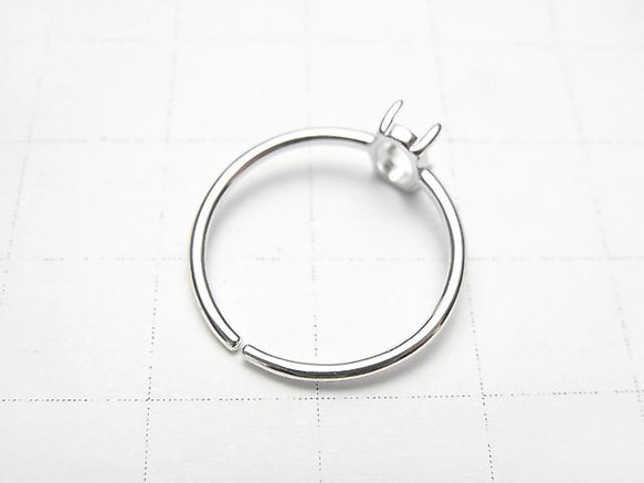 18kgp 天然石 ラピスラズリ リング silver925 ラウンド 7枚目の画像