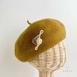 デザフェス61完売！再販【あなたの演奏を聴きたくて　ト音記号のブローチ　ゴールデンスィング】 5枚目の画像