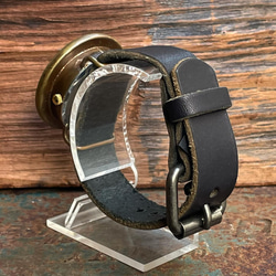 ◆真鍮製　クォーツ式手作り腕時計◆ LBQ-3010 3枚目の画像