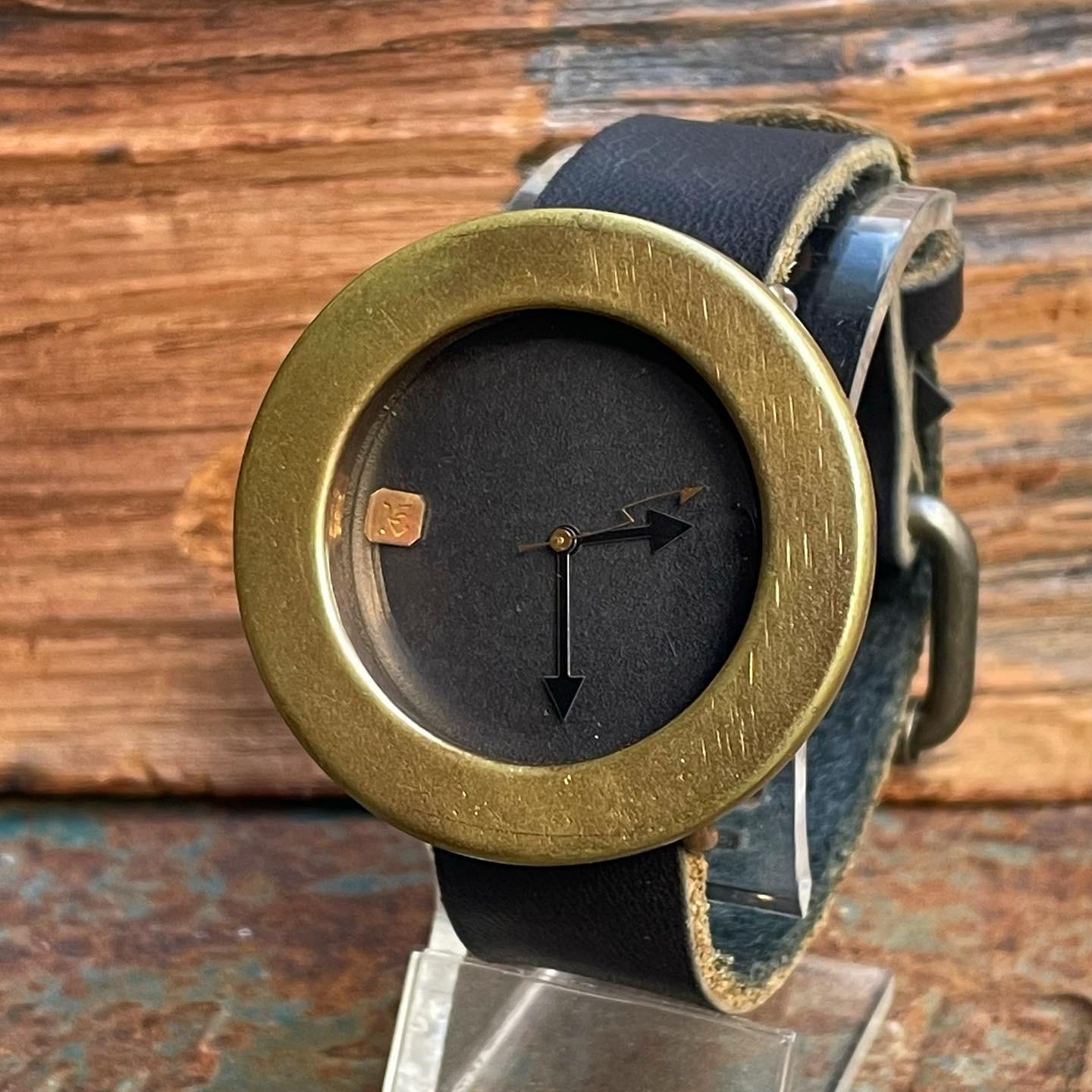 ◆真鍮製　クォーツ式手作り腕時計◆ LBQ-3010