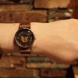 ◆SUN&MOON機能付　クォーツ式手作り腕時計◆LBQ-3019-SM 5枚目の画像