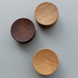 【再入荷】ハツリ小皿（ウォールナット｜オイル・蜜蝋仕上げ） 9枚目の画像