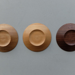 【再入荷】ハツリ小皿（ウォールナット｜オイル・蜜蝋仕上げ） 7枚目の画像