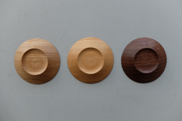 【再入荷】ハツリ小皿（ウォールナット｜オイル・蜜蝋仕上げ） 7枚目の画像