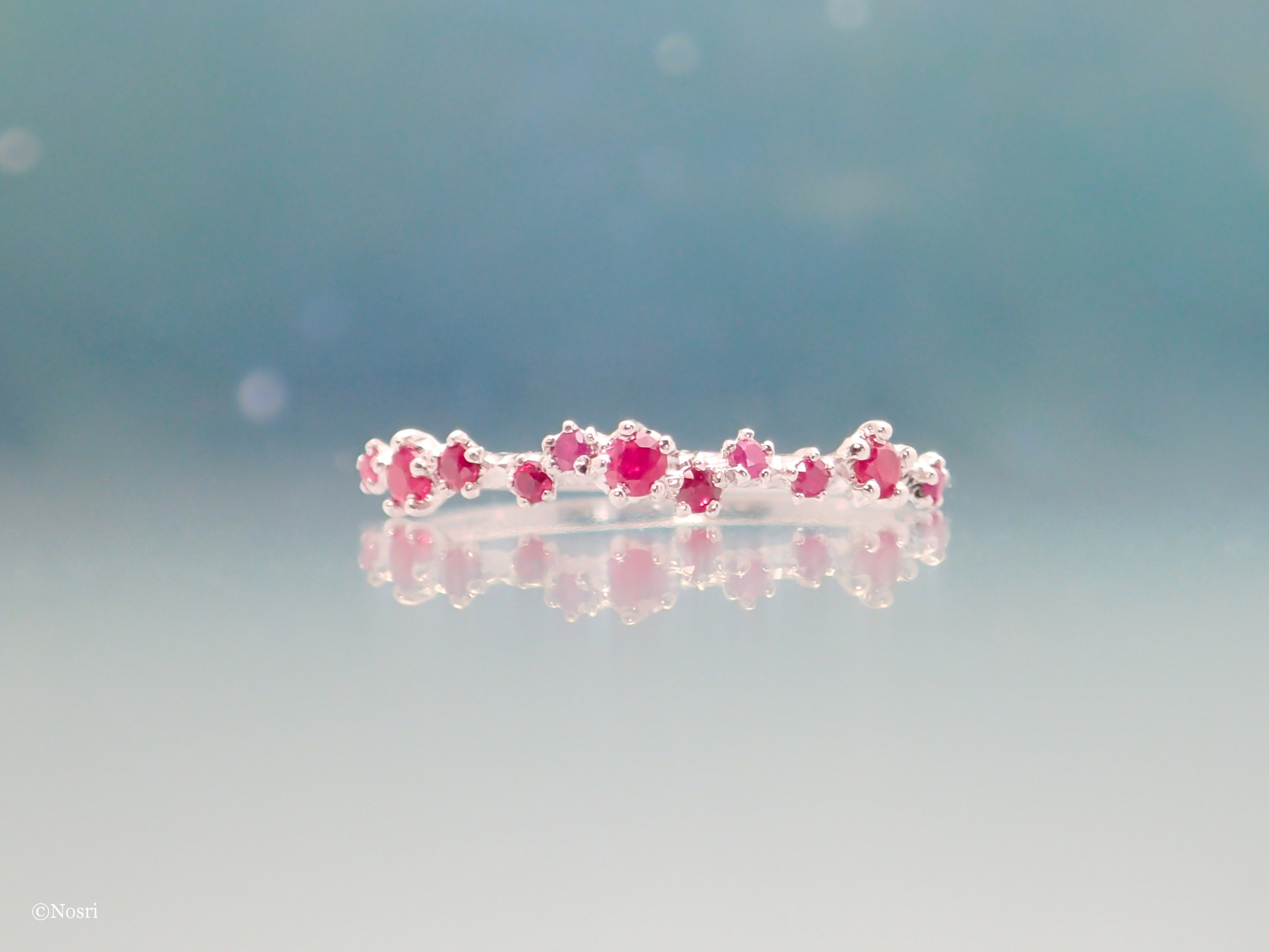 星屑の指輪 ルビー（エトワール リング）creema限定