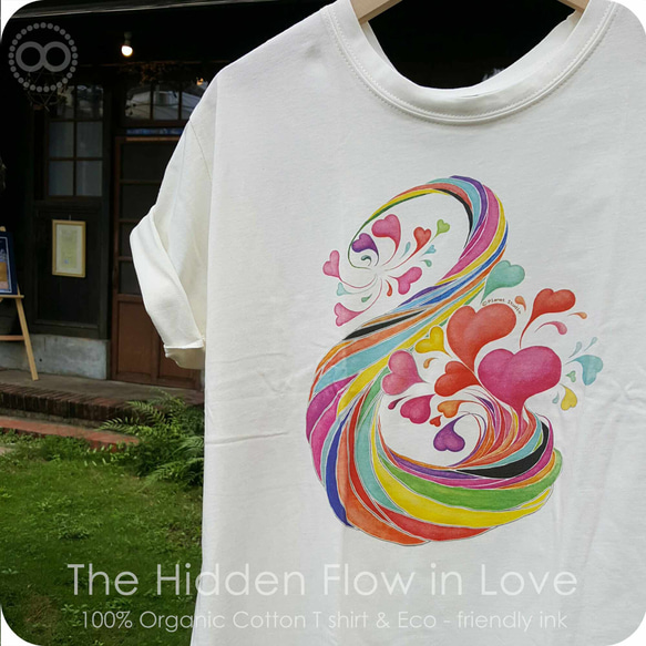 Organic Cotton T 有機棉 The Hidden Flow in Love 第4張的照片