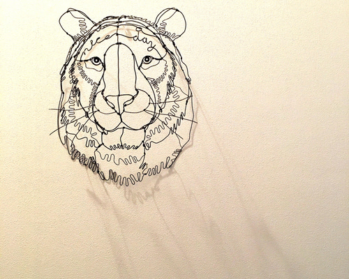 3D絵画 立体画 虎の絵 虎 トラ 絵画 絵 ホログラム 開運 額入り