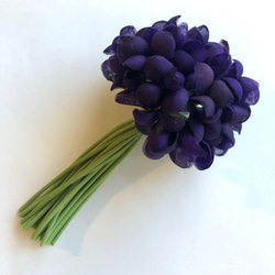 紫羅蘭花束胸花【紫色】（定制） 第2張的照片