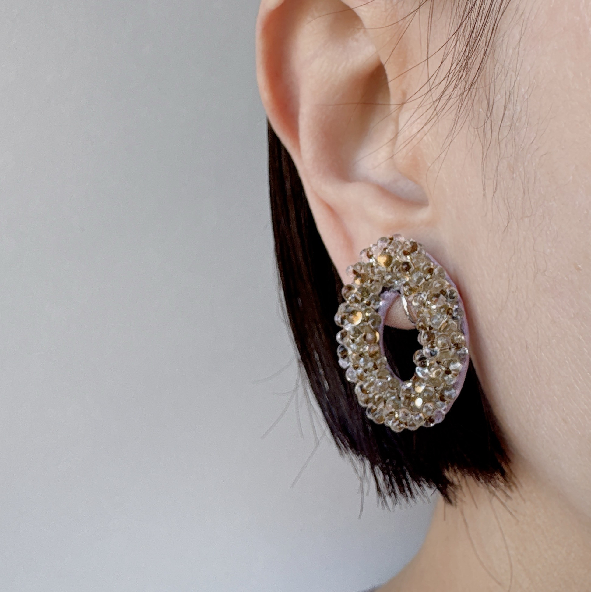 クリアゴールド*【オープンオーバル】