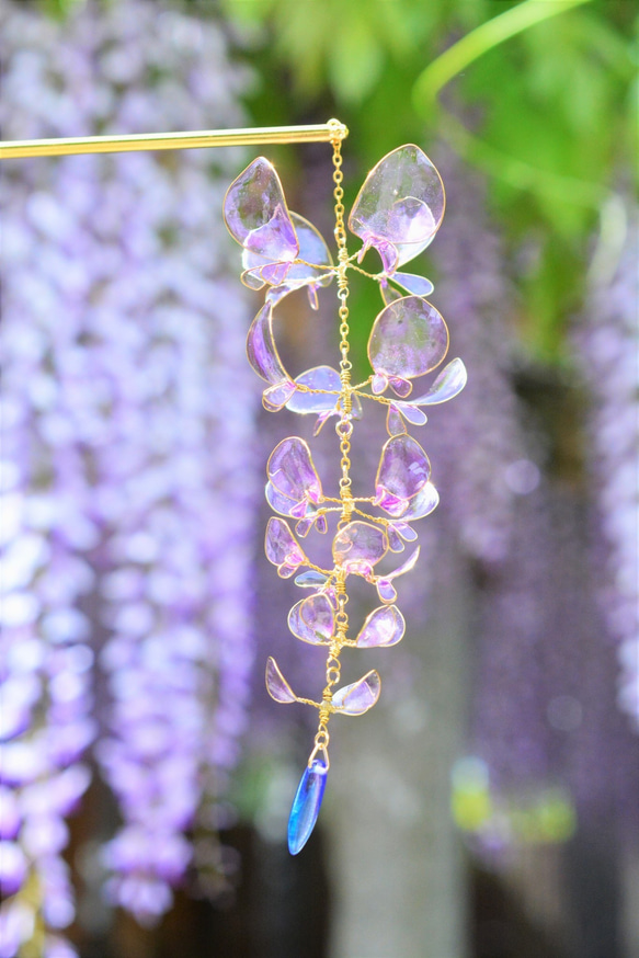 藤の花の簪 和装に 1枚目の画像