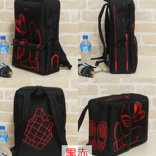 リュックサック 乗馬装備柄 【オーダー】 リュック・バックパック Fuku  