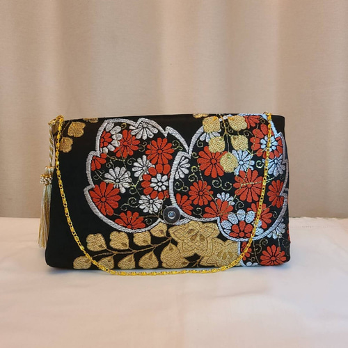 和風アンティック着物帯の2waysクラッチバッグ クラッチバッグ